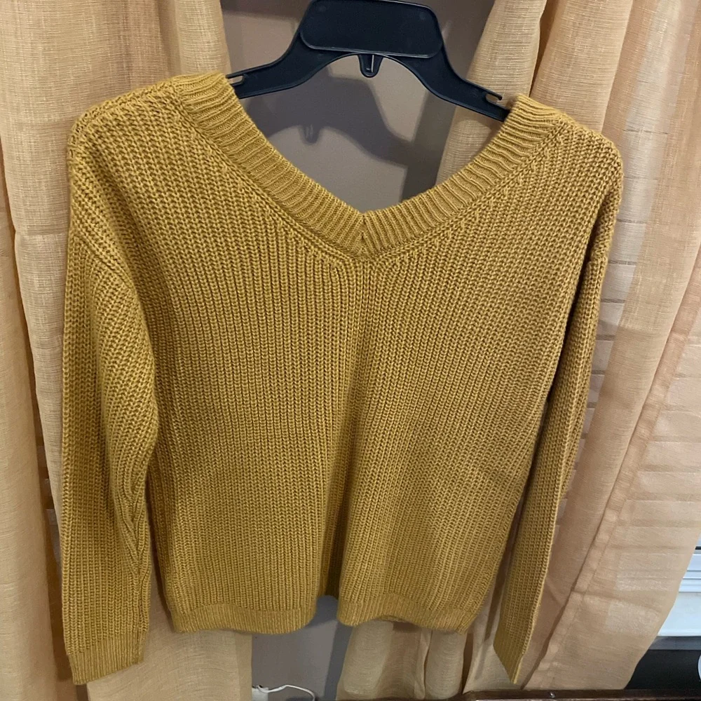 Maurices Sweater Mustard Yellow NWOT